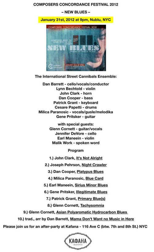 2012 Blues Program
